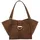 ABRO Temi Shopper Leder Brown