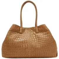 Liebeskind Berlin Chelsea Crocodile Shopper L cognac