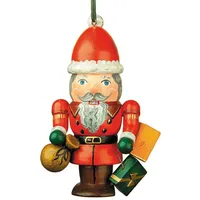 Hubrig Volkskunst GmbH Nussknacker Weihnachtsmann 7 cm rot