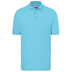 Poloshirt Classic JN070, himmel-blau, Größe L - blau - L
