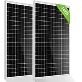 ECO-WORTHY 340W 12 Volt monokristallines Solarmodul, 2 Stücke 170W Solarpanel Ideal zum Aufladen von 12V Batterien, für Wohnmobil Garten Camper Boot und Dach des Hauses