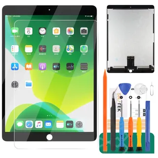 Ersatz-LCD-Display für iPad Air 3 2019, 10,5 Zoll (26,7 cm), A2153, A2123, A2152, Touch-Digitizer, Glasscheibe, komplettes Montage-Reparaturteil-Set (schwarz)