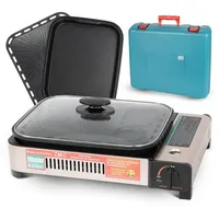 ZMC 2in1 Gas Kocher Campingkocher + Grillplatte Gasgrill Outdoor