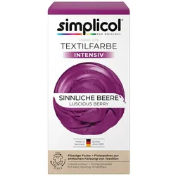 Simplicol  Textilfarbe intensiv Sinnliche-Beere 150g