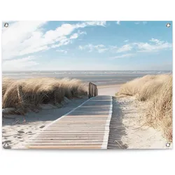Poster REINDERS "Dünen", beige (farbe bild(er): beige), B:80cm H:60cm T:0,1cm, Leinwand, Bilder