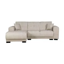Home Affaire Eckcouch Polyester 2-Sitzer Beige