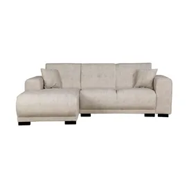 Home Affaire Eckcouch Polyester 2-Sitzer Beige