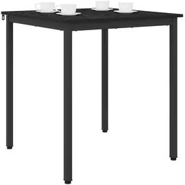 vidaXL Esstisch 70 x 70 x 75 cm schwarz