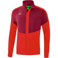 Erima Squad Worker Jacke Bordeaux/rot, M