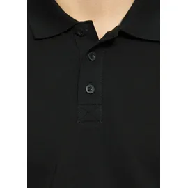 QS Poloshirt aus Piqué - schwarz - L