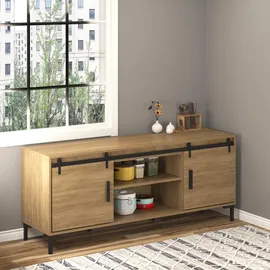 Homcom Schiebetor Kohlenstoffstahl