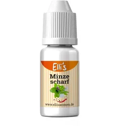 Elli ́s Minze Scharf Lebensmittelaroma Tropfen 10 ml