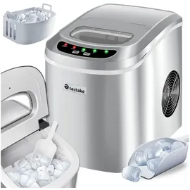Tectake Eiswürfelmaschine silber