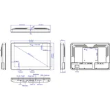 Allnet Meetingraum RGB LED Tablet 10 Zoll RK3568 Android 11 und NFC/RFID Farbe schwarz