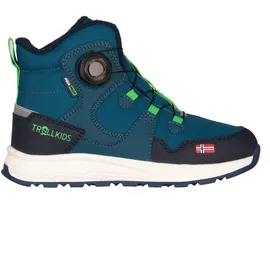 TROLLKIDS Bergen Winterstiefel Blau/Grün 31