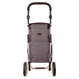 Franky Einkaufstrolley ER10 54 l Schwarz/Weiß
