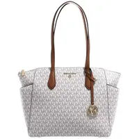 Michael Kors Marilyn Medium Top-Zip Tote - Gr. unisize - in Creme - für Damen