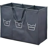 KESPER Wäschesammler, grau Polyester B/H/L: ca. 36x60x74 cm - Grau