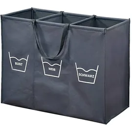 KESPER Wäschesammler, grau Polyester B/H/L: ca. 36x60x74 cm - Grau