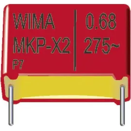WIMA MKX21W36805G00KSSD-1 MKP-X2-Funkentstör-Kondensator radial bedrahtet 0.68 μF 275 V/AC 10%
