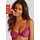PETITE FLEUR Push-up-BH Damen schwarz+creme+beere Gr.70C
