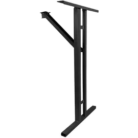 Natural Goods Berlin Möbelgestell Bierzelt I-FORM, DIY Bierzeltgarnitur klappbares Tischgestell, Bankgestell, Festzeltgarnitur, rostfrei, 2 Stüc... – Schwarz