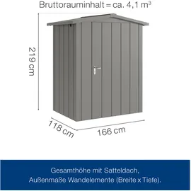 Hörmann Juno JSD1 M-sk 9007) 1-flg R Satteldach