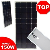 Apex Solarmodul Solarpanel Solarmodul Solarzelle 55516 Modul 150W 12V schwarz