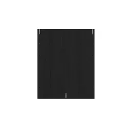Forte Garderobenpaneel Bohol 86,5 x 105,6 x 30 cm Schwarz/Eiche