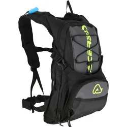 Acerbis H2O Logo, Trinkrucksack - Grau/Schwarz/Neon-Gelb - 10 L