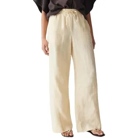Opus Mileni Resort Wide Leg Hosen Weiß 42