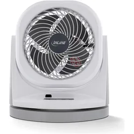 InLine 33 cm Tischventilator Weiß