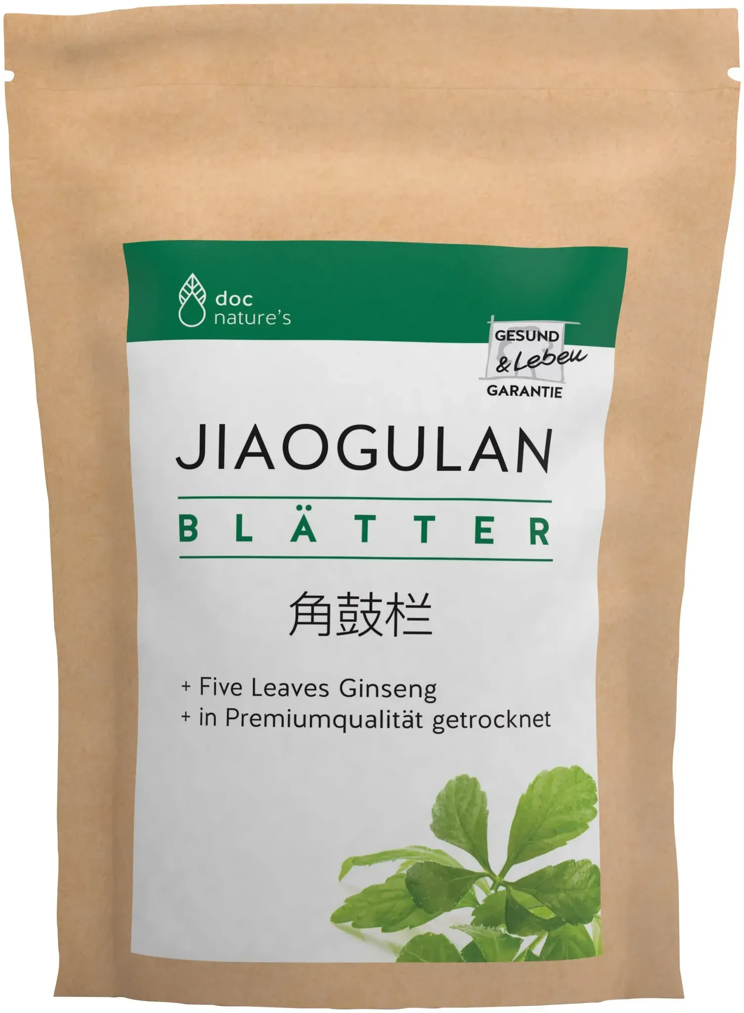 Jiaogulan Blätter (75 g) - Gesund & Leben