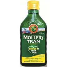 Mollers Tran Omega-3 600 IU with Vitamin D3 Zitrone 250 ml