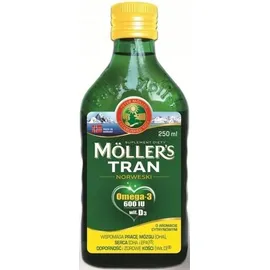 Mollers Tran Omega-3 600 IU with Vitamin D3 Zitrone 250 ml