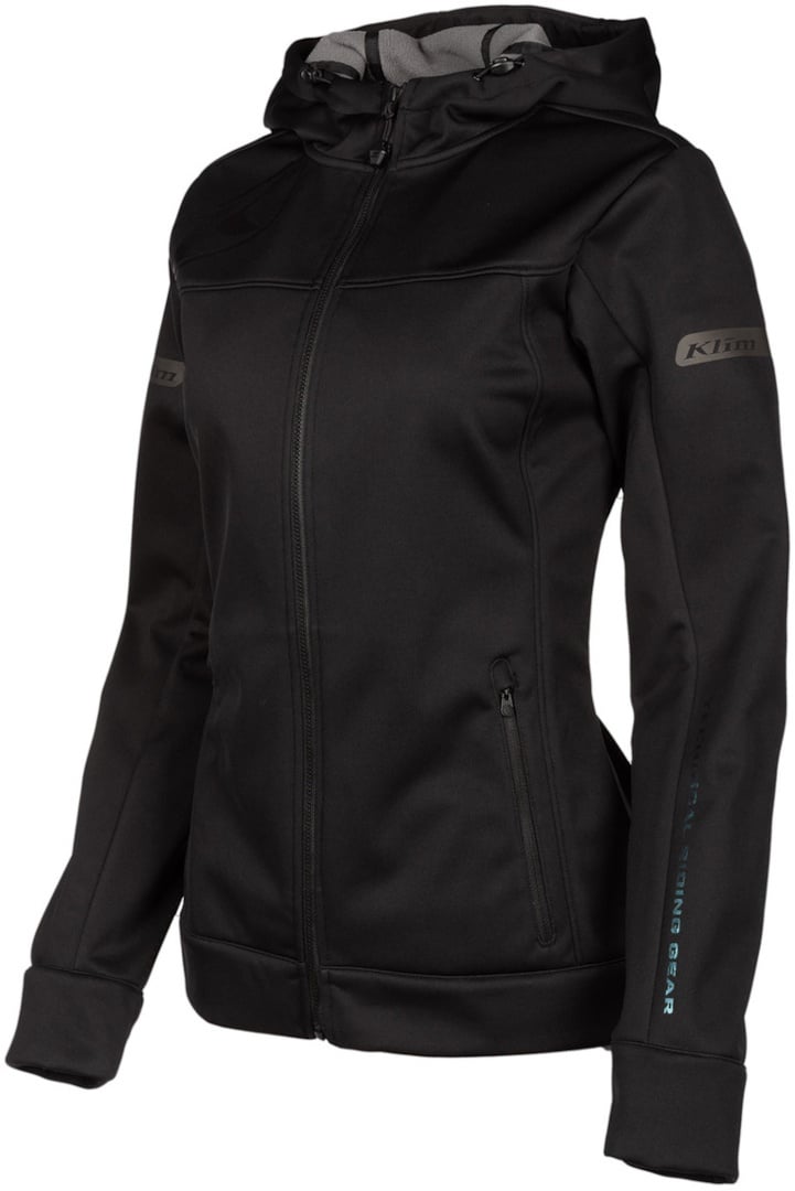 Klim Evolution Jugend Mädchen Zip Hoodie, schwarz, Größe L