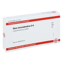 Rhus Toxicodendron D6 Ampullen