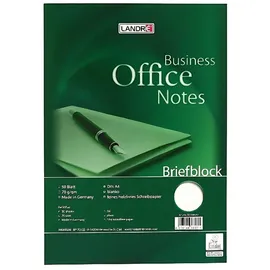 Landré Briefblock blanko A4 Grün