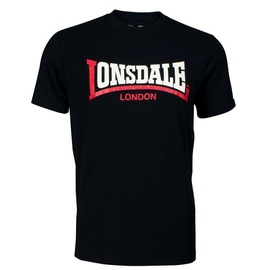 Lonsdale London Two Tone T-Shirt schwarz