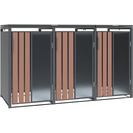 Westmann Mülltonnenbox Status 198 x 80 x 116 cm anthrazit