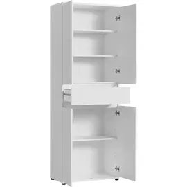 home collective Schrank 64 x 34 x 180 cm Weiß