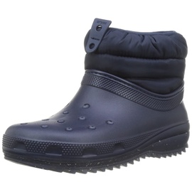 Crocs Damen Classic Neo Puff Shorty Boot W Snow, navy, 41/42 EU