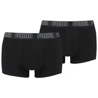 Puma Basic Boxershorts black L 2er Pack