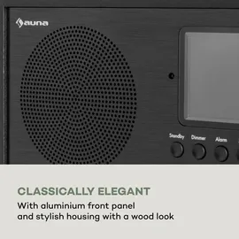 Auna Silver Star Mini Two Internet schwarz