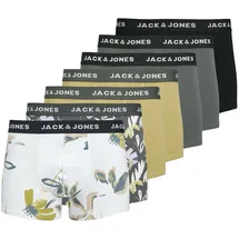 JACK & JONES JACABSTRACT TRUNKS 7 Pack bunt/grau/schwarz/weiß S