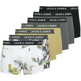 JACK & JONES JACABSTRACT TRUNKS 7 Pack bunt/grau/schwarz/weiß S