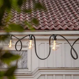 star trading deutschland gmbh Outdoor-Lichterkette Extra Connecta Flat Netzteil 7 m Schwarz