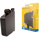 Schellenberg Aufschraubwickler Maxi 180° schwenkbar inkl. Rolladengurt 23 mm x 5,3m Braun