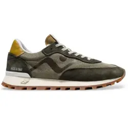 Nomad Society für Herren. NB2MS110 Schuhe Veloce Water Washed grün (46), Wohnung, Schnürsenkel, Lässig, Nachhaltig