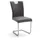Niehoff Freischwinger Stuhl Leder grau